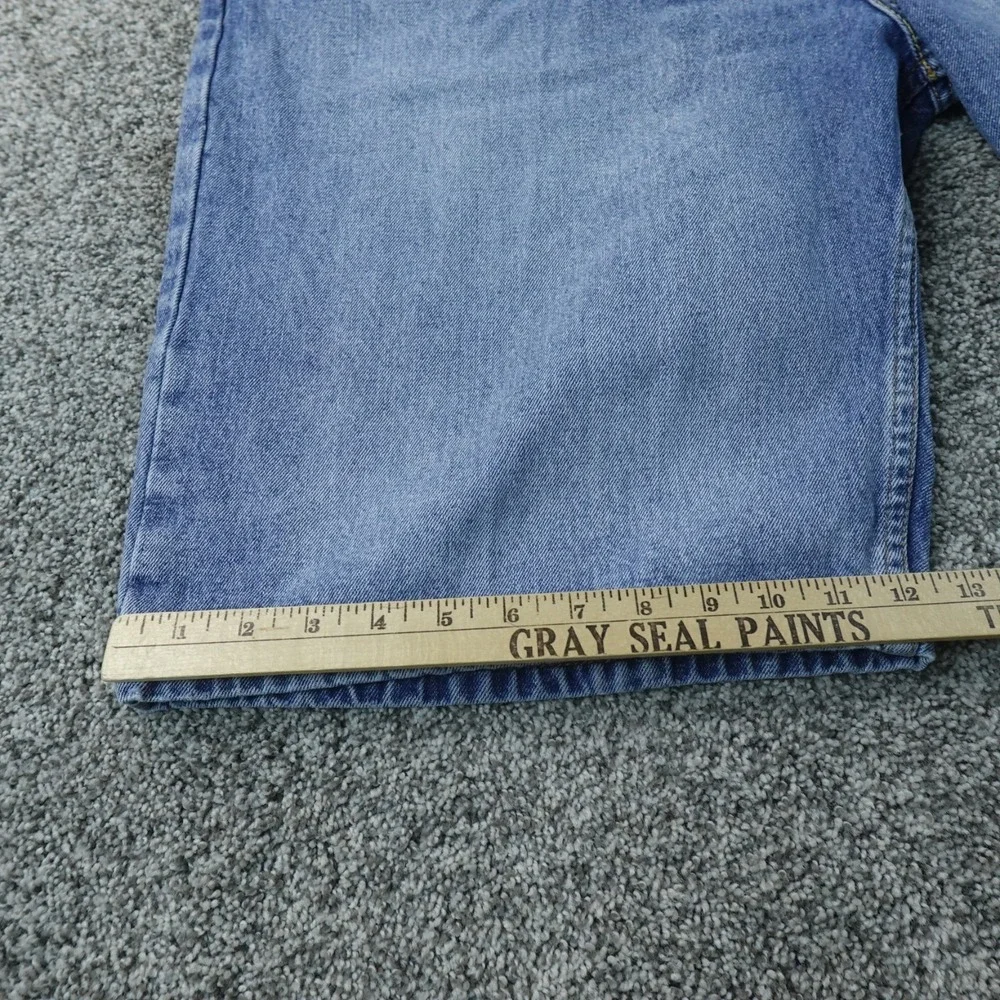 Levis Shorts Mens 42 Light Blue Denim Jean Jorts 569 Loose Relaxed Bermuda Dad